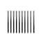 Nuvo Iron 26 in LONG x 3/4 in WIDE BLACK SQUARE TUBING GALVANIZED STEEL BALUSTERS, 10PK SQPS26 - alternate 1